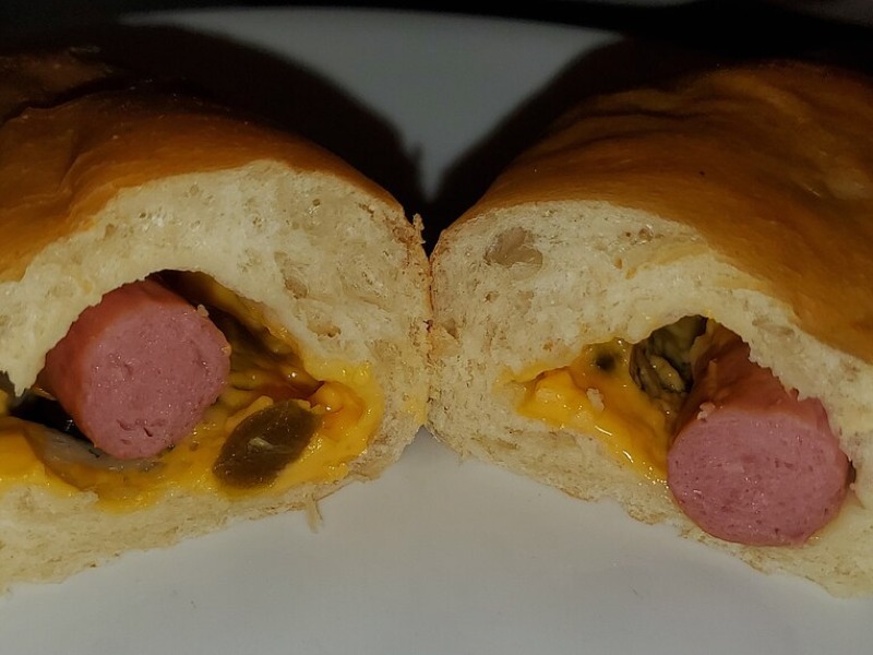 Klobasnek (Sausage Kolaches)