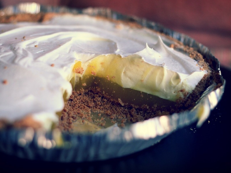 Lemon Meringue Pie with Graham Crust