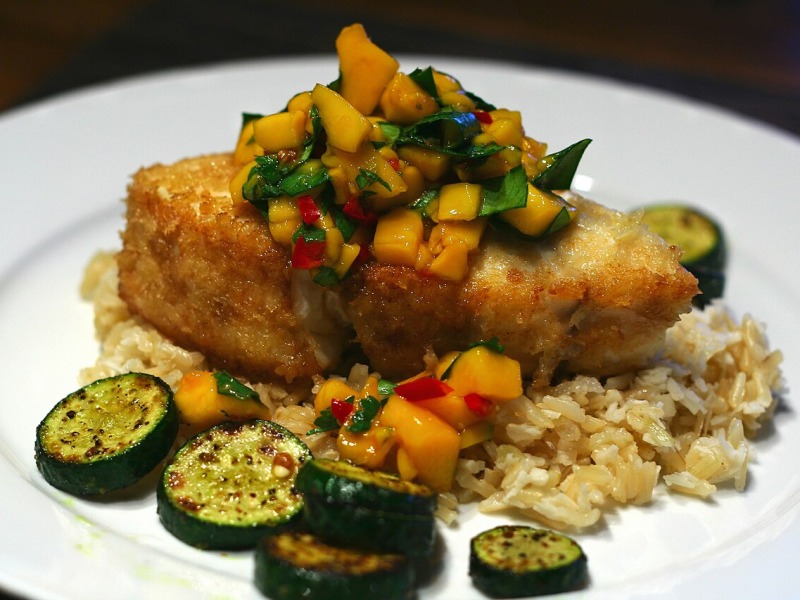 Mango and Coconut Rice Salad