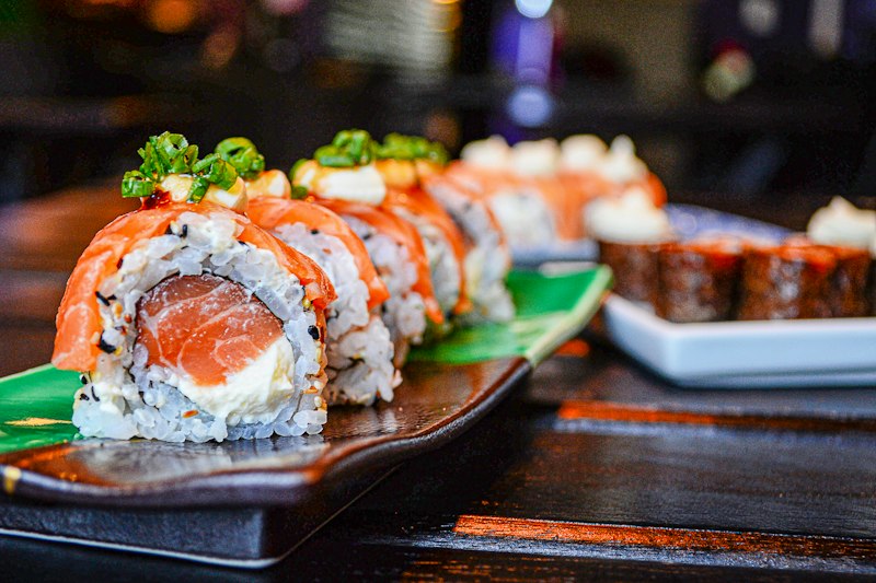 Miso-Glazed Salmon With Sushi Rice
