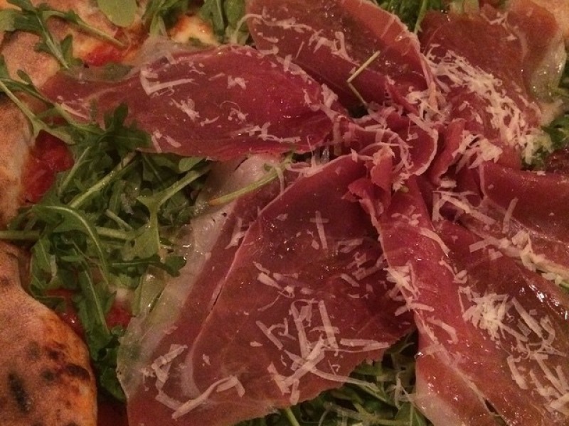 Prosciutto and Arugula Pizza