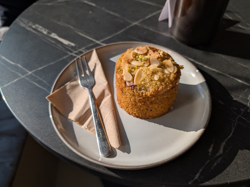 Raspberry and Pistachio Friands