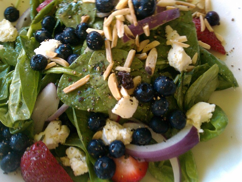 Red Salad with Champagne Vinaigrette