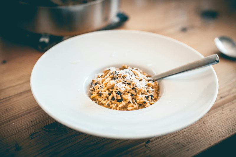 Risotto With Mushrooms and Thyme