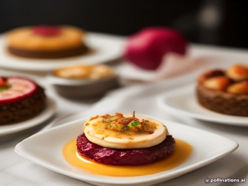 Roasted Beets With Crispy Sunchokes and Pickled Orange-Ginger Purée
