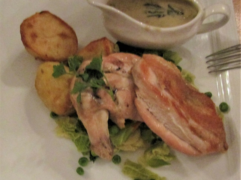 Roasted Chicken with Dijon Sauce