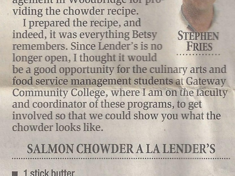 Salmon Chowder