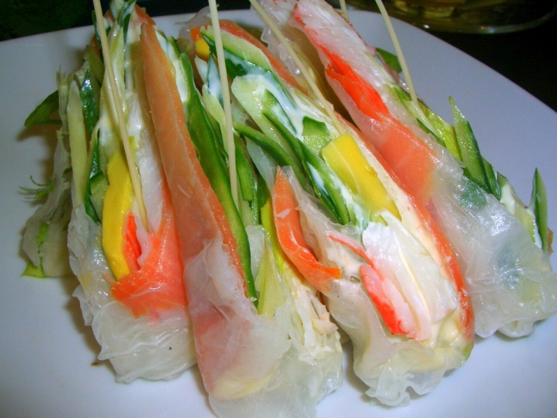 Smoked-Salmon and Cucumber Rolls