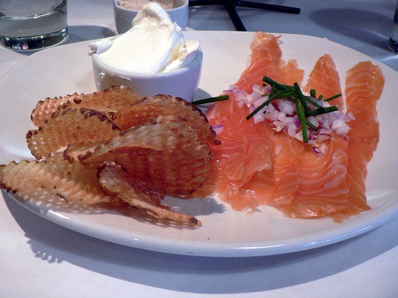 Smoked Salmon Chips