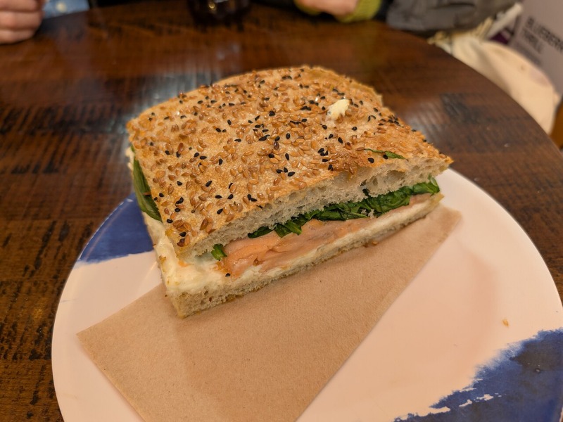 Smoked Salmon with Horseradish Cream