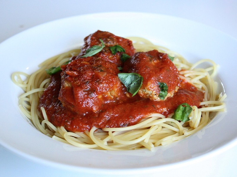 Spaghetti with Turkey Meatballs