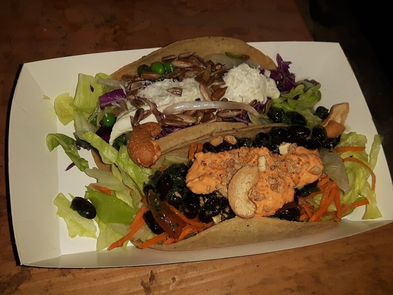 Spicy Black Bean and Corn Tacos