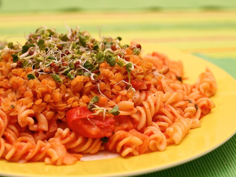 Sprouted Red Lentils