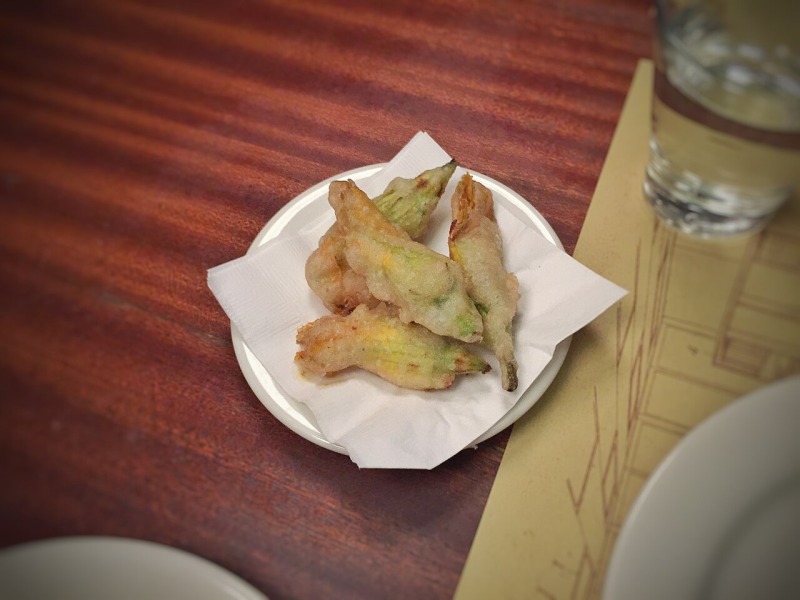 Squash Blossoms Stuffed With Ricotta