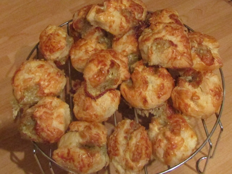 Stilton Cheese Puffs