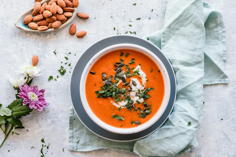 Summer Bean Soup With Tomato Brown Butter