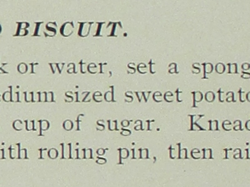 Sweet Potato Biscuits