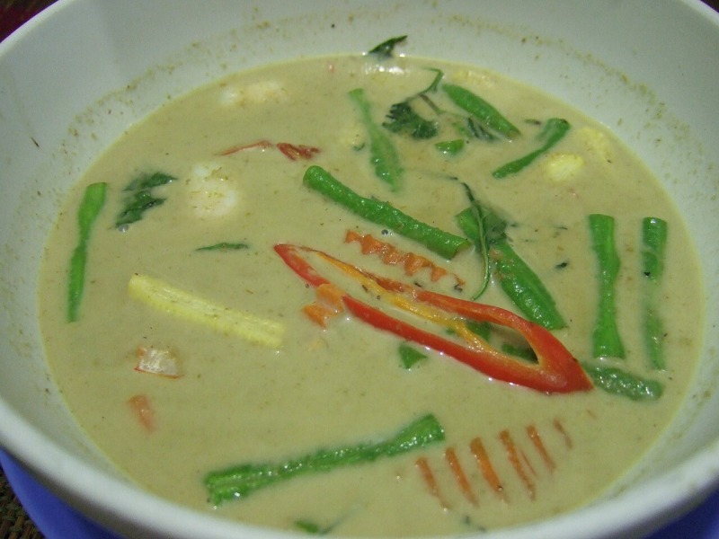 Thai Green Curry with Seafood