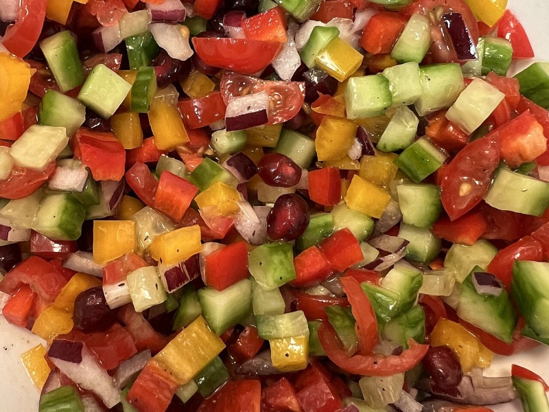 Tomato and Pomegranate Salad
