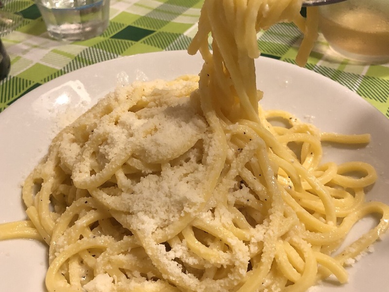 Tonnarelli a Cacio e Pepe