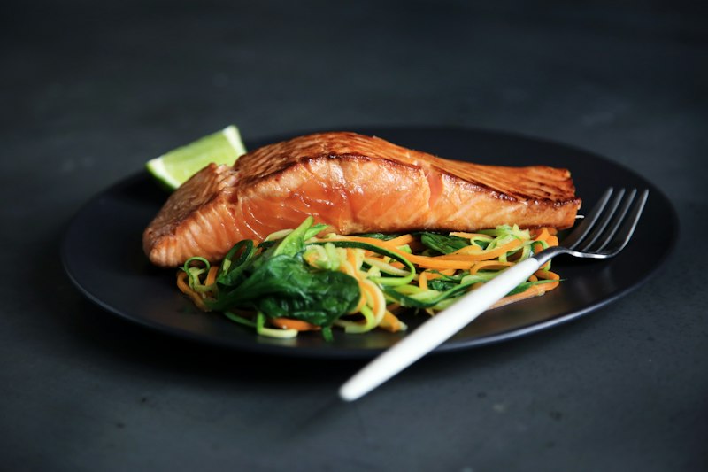 Turmeric Salmon With Coconut Crisp
