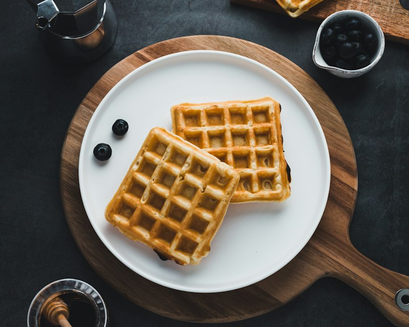 Whole Wheat–Oat Waffles