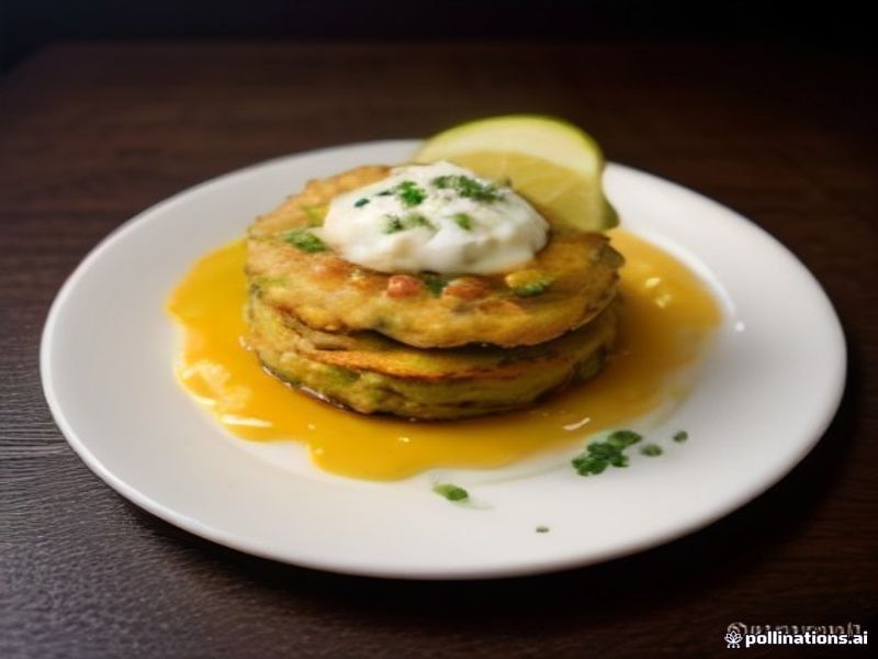 Zucchini-Lentil Fritters With Lemony Yogurt